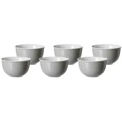 Ritzenhoff & Breker DOPPIO Müslischale 14 cm grau 6er Set