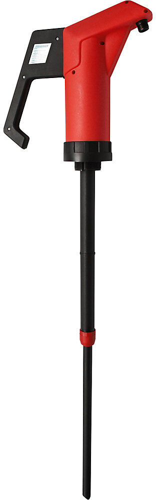 Kanister-/Fass-Handpumpe, für Laugen, rot, 0,3 l/Hub, ab 5 Stk Jessberger