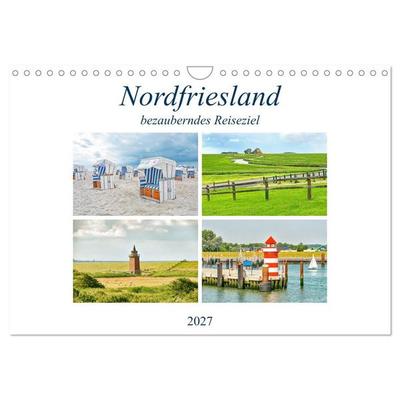 Nordfriesland - bezauberndes Reiseziel (Wandkalender 2027 DIN A4 quer), CALVENDO Monatskalender