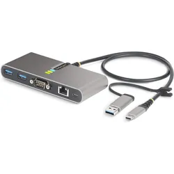 StarTech HB31C2A1CGS (USB-C, 3 Ports), Dockingstation + USB Hub, Schwarz, Grau