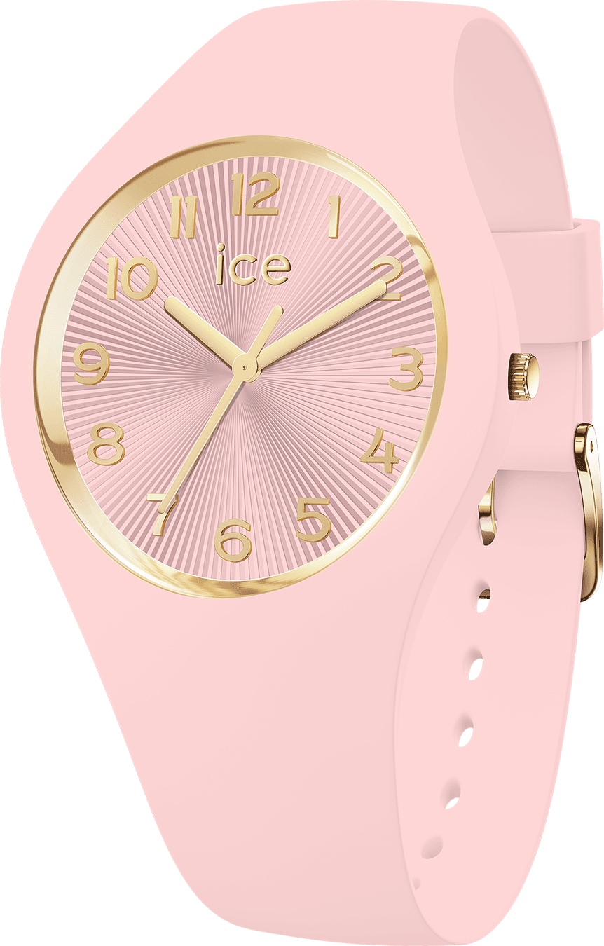 Quarzuhr ICE-WATCH "ICE champagne", rosa (rosa, rosa, rosa, rosa), Armbanduhren, Damen, Rosa, Quarzuhr, Armbanduhr, Damenuhr, Silikonarmband, analog