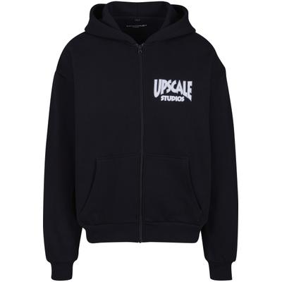 Kapuzenpullover "Upscale by Mister Tee Unisex", Damen, Gr. XXL, schwarz, 100% Baumwolle, UPSCALE BY MISTER TEE, unifarben, oversize, Rundhals, Pullover Kapuzenpullover