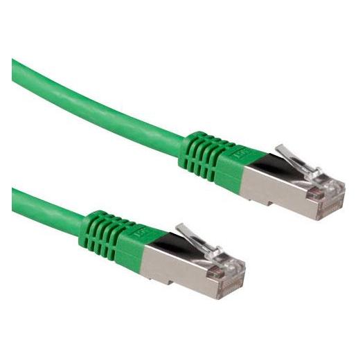 ACT Green 7 meter LSZH SFTP CAT6A patch cable with RJ45 connectors. Cat6a s/ftp lszh green 7.00m (S/FTP, CAT6a, 7 m) (IB7407)