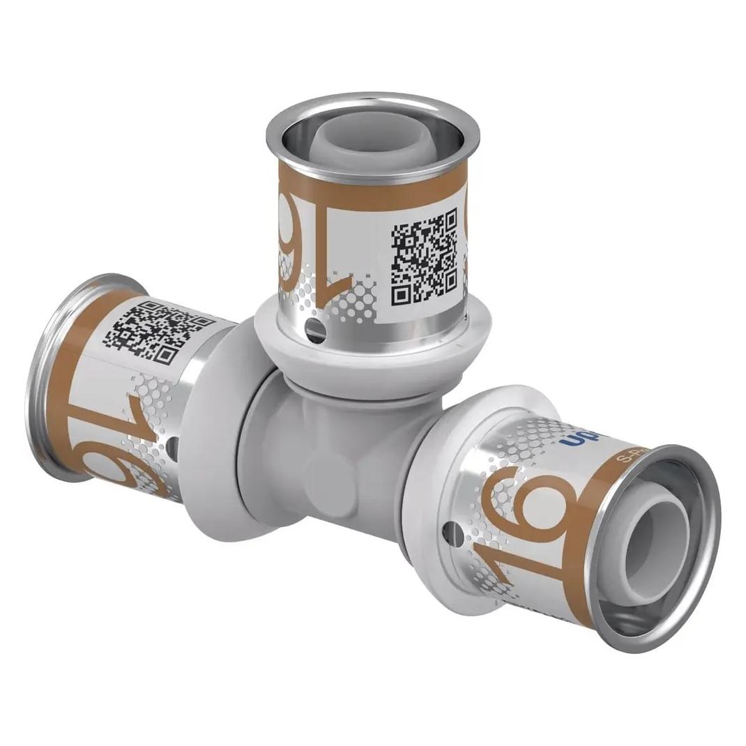 Uponor S-Press PLUS trójnik PPSU 16-16-16 (Pressverbindung) (1039944)