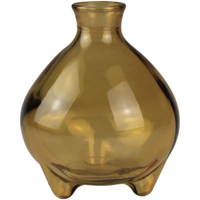 Dekovase AM DESIGN "Helle und freundliche Vase aus gelbem Glas", gelb, B:14,5cm H:18cm, Glas, Vasen, verleiht Ihrem Raum frische Farbe