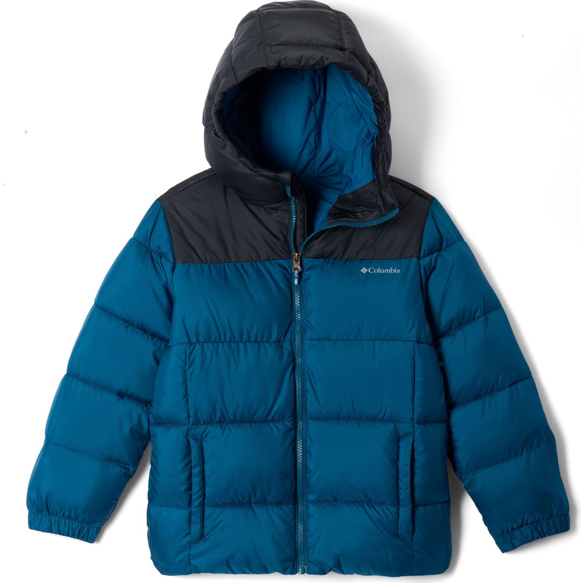Columbia Unisex Youth Puffect Puffer Jacket phoenix blue, black (442) S 209627-2096272-442-S