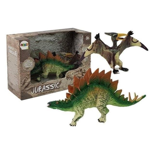 Lean Toys Dinosaurier 2 Stück Stegosaurus, Pteranodon (41040756)