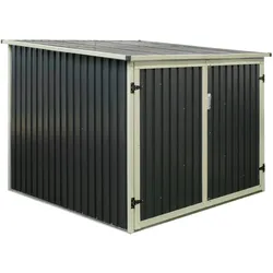Tchibo - Fahrradgarage - 203x200x158cm - anthrazit -