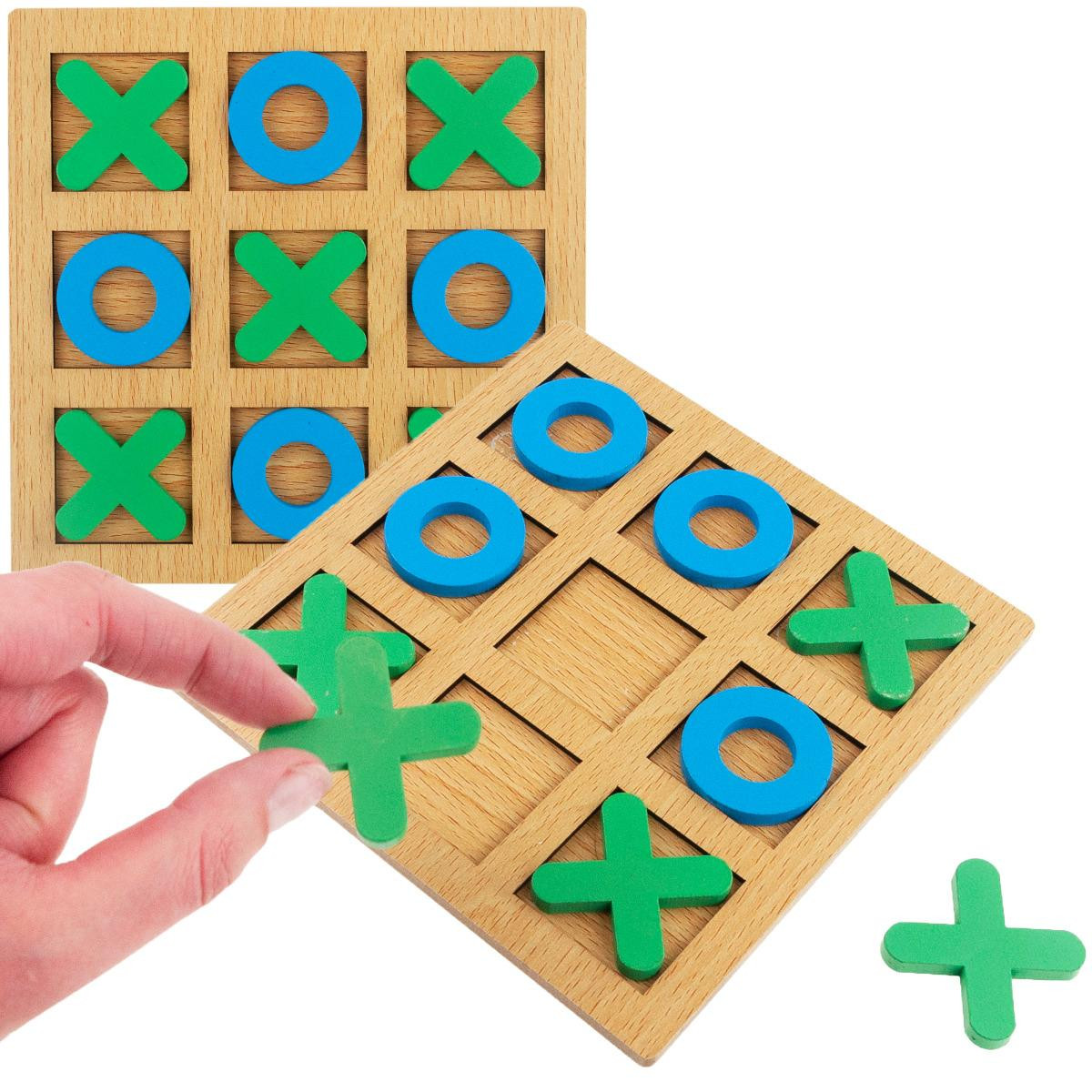 MARTOM TG71381 Houten Tic-Tac-Toe spel voor kinderen