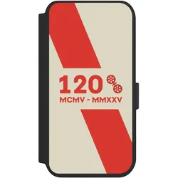 Nivocase Klapphülle für Apple iPhone 14 Pro Handyhülle aus Kunst Leder NIVOflip schwarz 1. FSV Mainz 05 (Apple iPhone 14 Pro), Smartphone Hülle, Schwarz