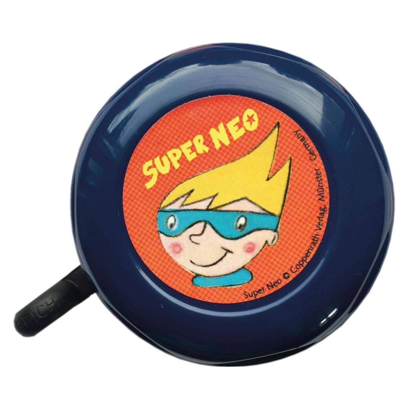 Bike Fashion Kinder Fahrradglocke Super Neo, blau, 5 x 5 x 5 cm, 826084 (826084)