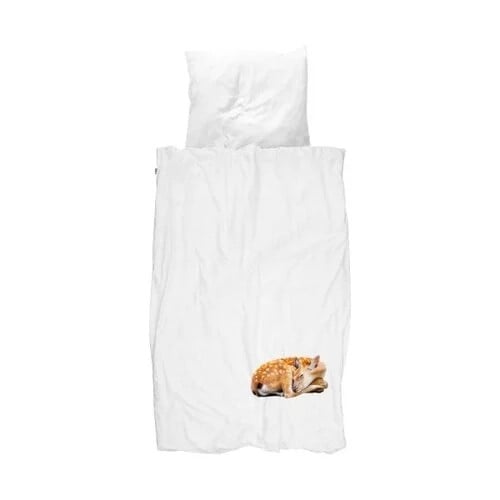 Snurk Snurk Sleeping Deer Dekbedovertrek voor volwassenen 140x200/220 cm