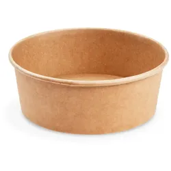 Salatschale (PAP FSC Mix/PE) kraft Ø150mm 500ml