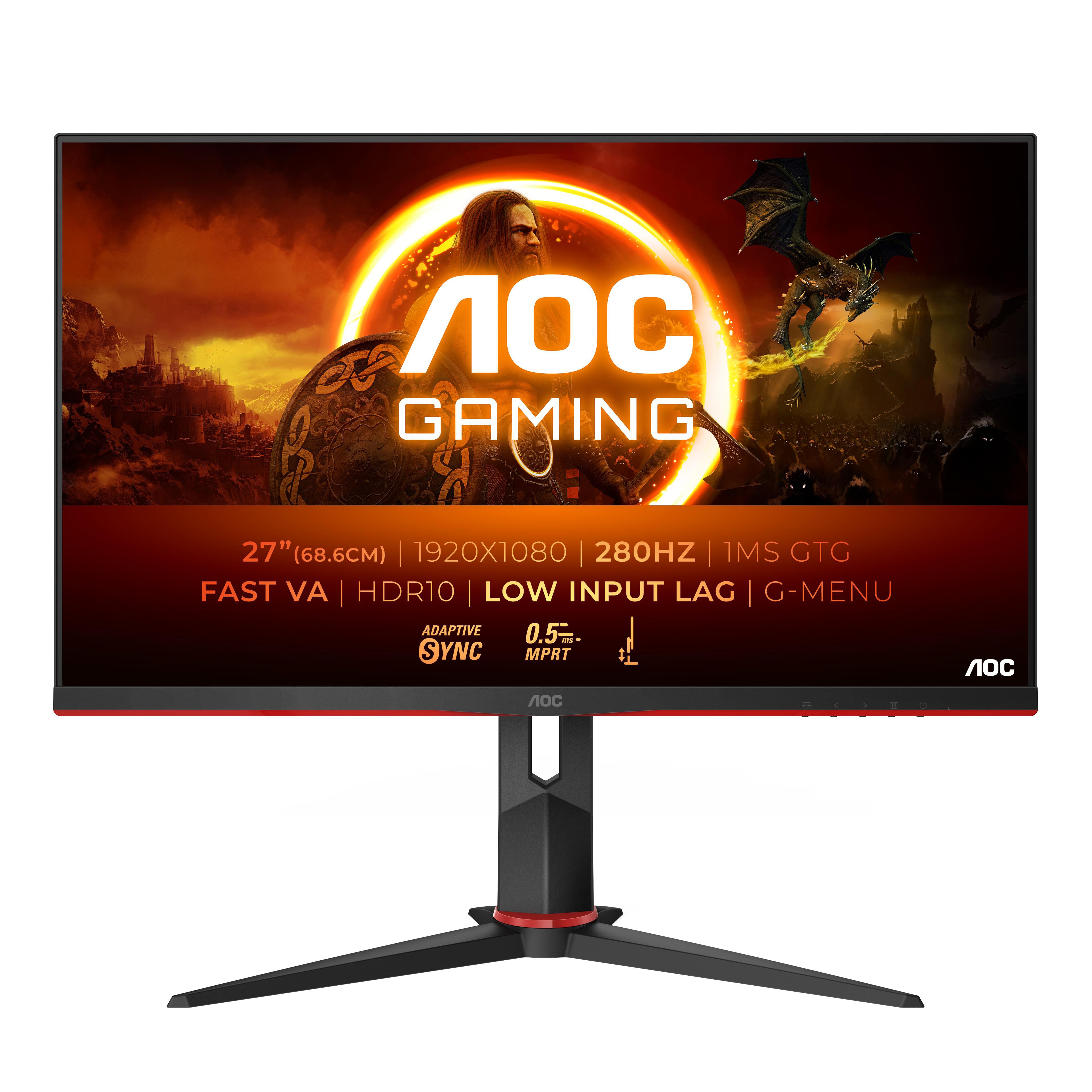 AOC 27G2ZN3 27 Zoll Full HD Fast VA Panel 16:9 280 Hz Gaming Monitor