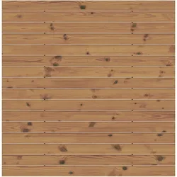 TraumGarten Sichtschutzzaun SYSTEM Rhombus Thermo-Holz Zaunfeld-Set, 178x184 cm