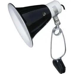 Komodo Black Dome Clamp Lamp Fixture (UVA, UVB), Terrariumbeleuchtung
