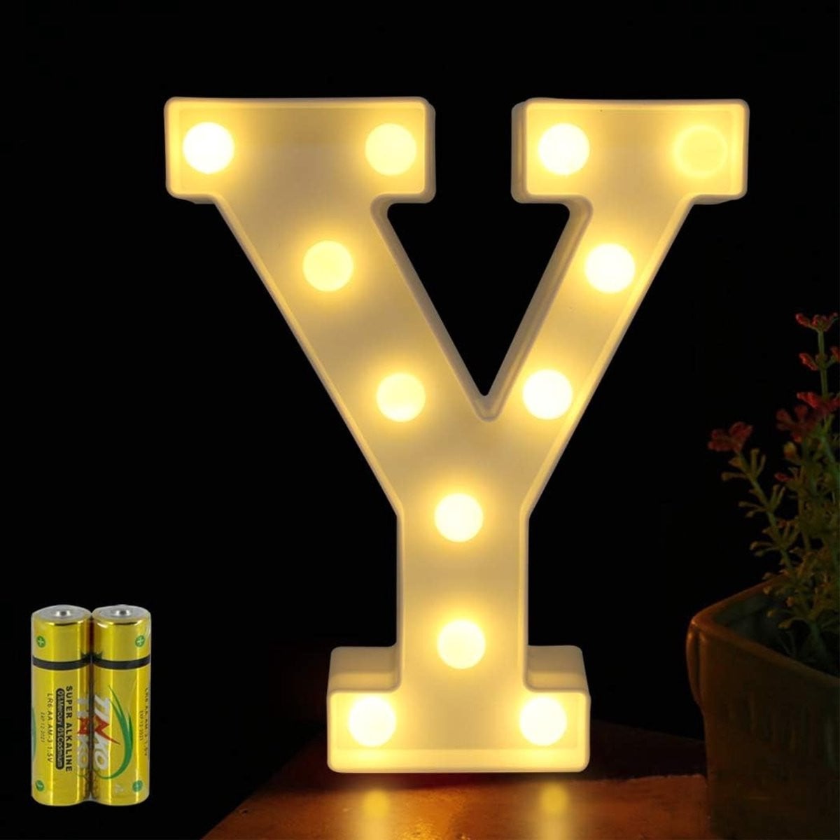 LED Alphabet Nachtlamp voor Kinderkamers en Feestdecoratie