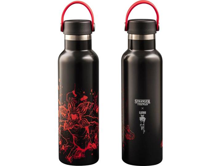 Trinkflasche Bialetti H 25 cm Schwarz Edelstahl 600 ml Nicht spülmaschinenfest