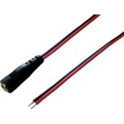 DC AKK 2175 - Adapterkabel, 2000 mm, DC-Kupplung auf freies Ende