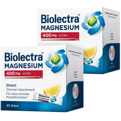 Biolectra Magn.Direct Zitrone Doppelpack 2X40 St