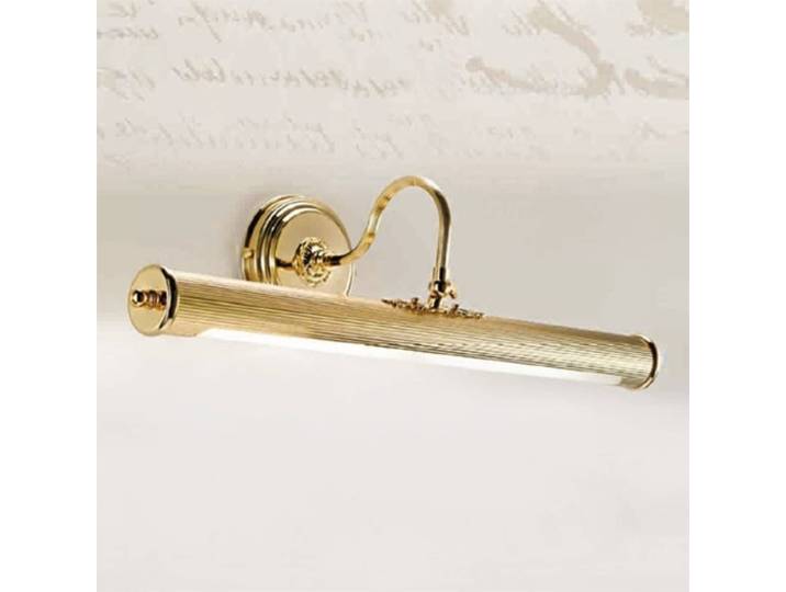 Cremasco Bilderleuchte Diario gold DIARIO, dimmbar, messing / gold, für Wohn- / Esszimmer, Messing, Antik, Wandleuchte, Wandlampe Innen