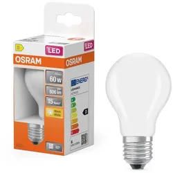 OSRAM E27 Retrofit Classic LED Lampe 5,9W wie 60W warmweiß Birnenform