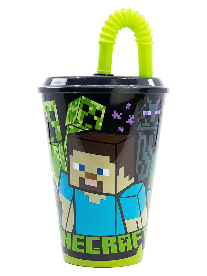 Stor Becher "Minecraft" in Grün - 430 ml - onesize