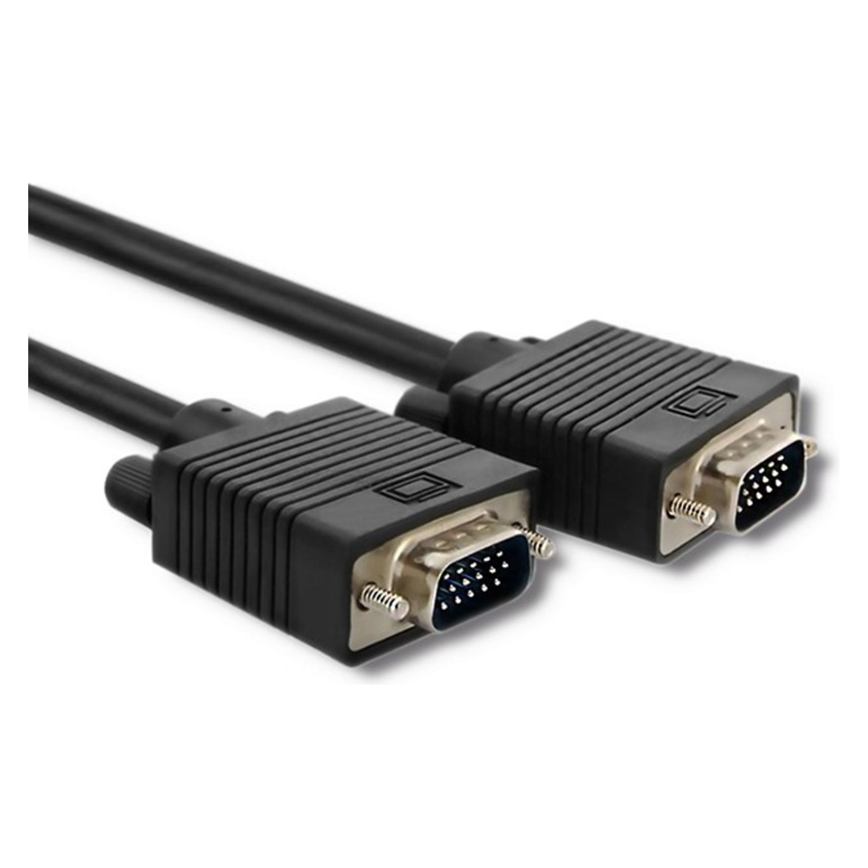 Qoltec Kabel D-Sub 15pin HD Stecker,beiderseitig geschirmt zweifach (1.50 m) (52328)
