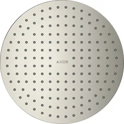 hansgrohe AXOR ShowerSolutions Kopfbrause 250 2-jet, Decke-Aufputz, 35298800, Farbe: Stainless Steel Optic