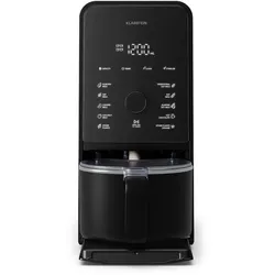 Klarstein Marcia Touch Nussmilchautomat 1,2 Liter 6 Edelstahlklingen 1200 W 10 + 2 Programme Schwarz