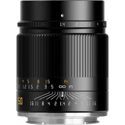 TTArtisan Festbrennweite 50 mm F1.4 (Nikon Z, Vollformat), Objektiv, Schwarz