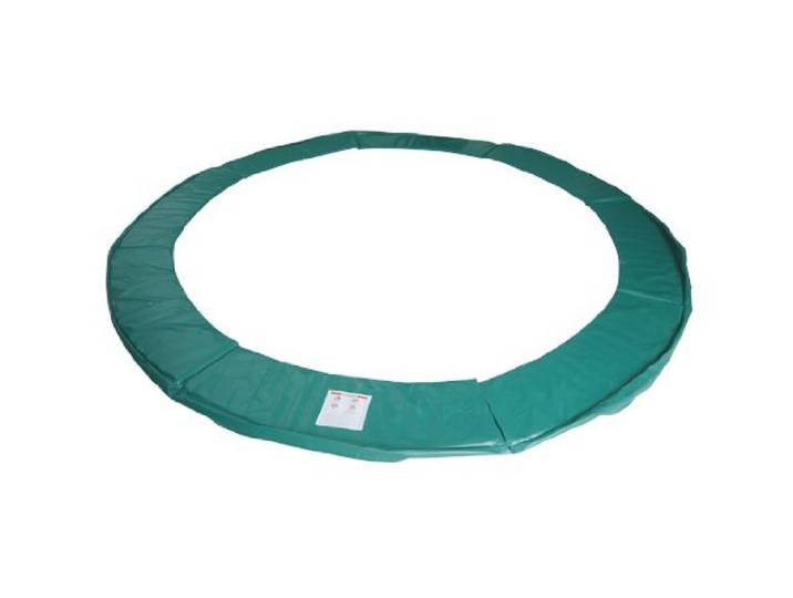 HOMCOM Trampolin Randabdeckung Sicherheitsnetz Leiter Ø 244cm Grün