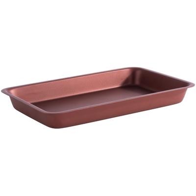 Tablett APS "LEVANTE", rot (rubinrot), B:16cm H:3cm L:25,5cm, Edelstahl, Tabletts, zum Transportieren und Präsentieren von Speisen