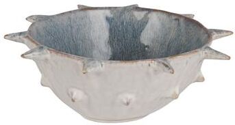 Storied Home "Stoneware Urchin Bowl with Spikes in Reactive Glaze - 8.88""L x 8.88""W x 3.38""H"