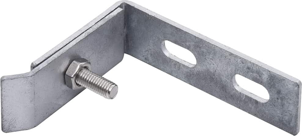 vidaXL Wandhoekverbinder, 10 sets, zilverkleurig