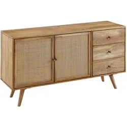 SIDEBOARD – Mangoholz, robust, viel Stauraum