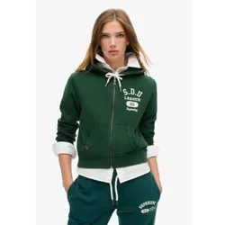 Superdry für Damen. W2012164A Athletic Essentials Sweatshirt grün (L), Lässig, Baumwolle