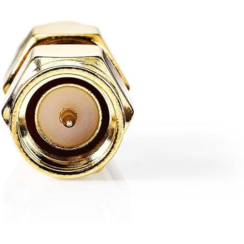 Nedis SMA Adapter - SMA Male naar SMA Male - Verguld - 50 Ohm - Recht - 2 stuks