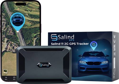 Salind GPS SALIND 11 GPS Tracker Fahrzeugtracker Schwarz 1St.