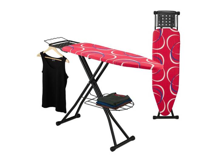 Relaxdays Strijkplank 110 x 33 cm met rekje