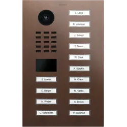 DoorBird D2114V IP Video Türsprechanlage – Echte Baubronze