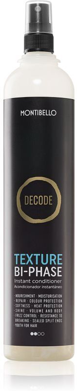 Montibello Decode Texture BI-PHASE après-shampoing sans rinçage pour des cheveux faciles à démêler 400 ml