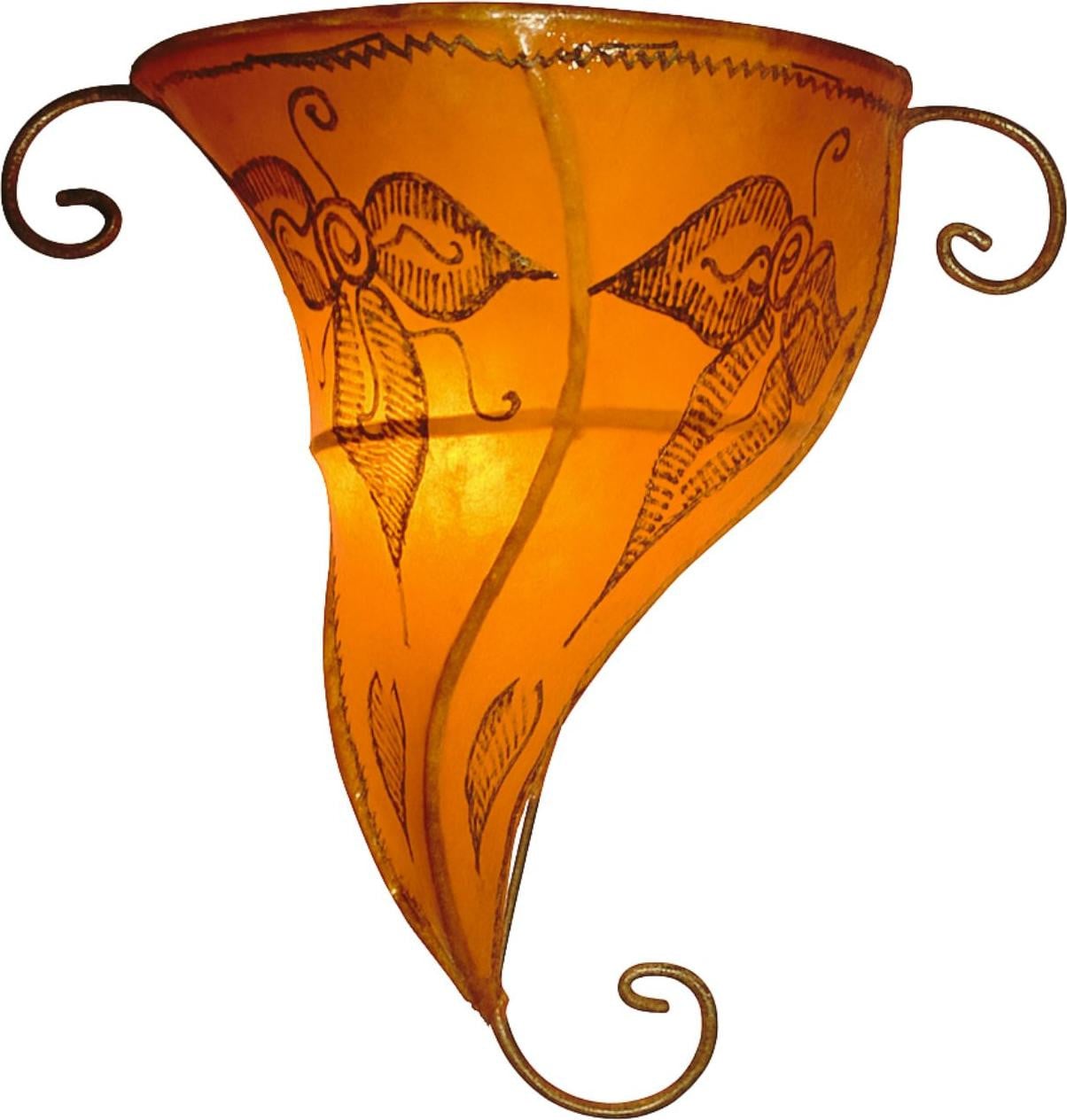 Marrakesch Orient & Mediterran Interior Wandlamp Accent, Oranje