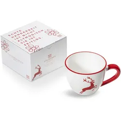 Gmundner Keramik Rubinroter Hirsch, Teetasse Maxima (0,4 L)