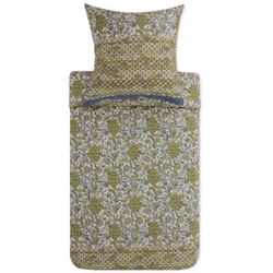Bassetti Satin-Bettwäsche Tigullio 135 x 200 cm Satin Gelb