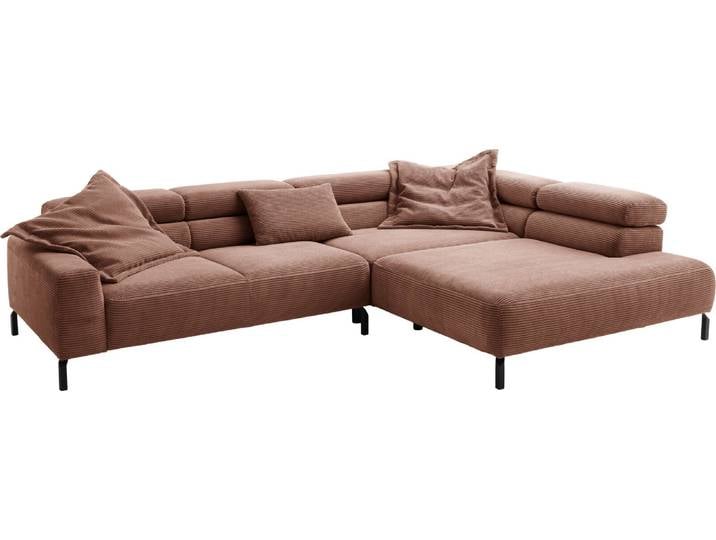Pure Home Lifestyle Ecksofa SPRING, rost, Cord
