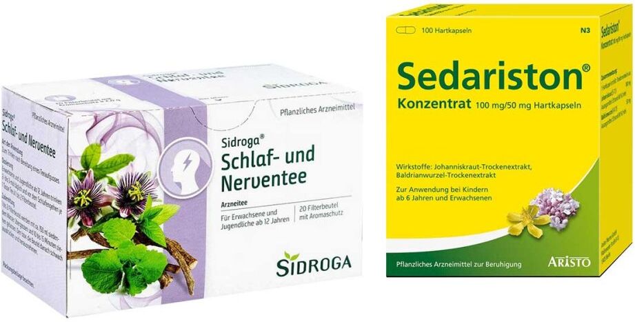 Sidroga Schlaf- und Nerventee + Sedariston Konzentrat