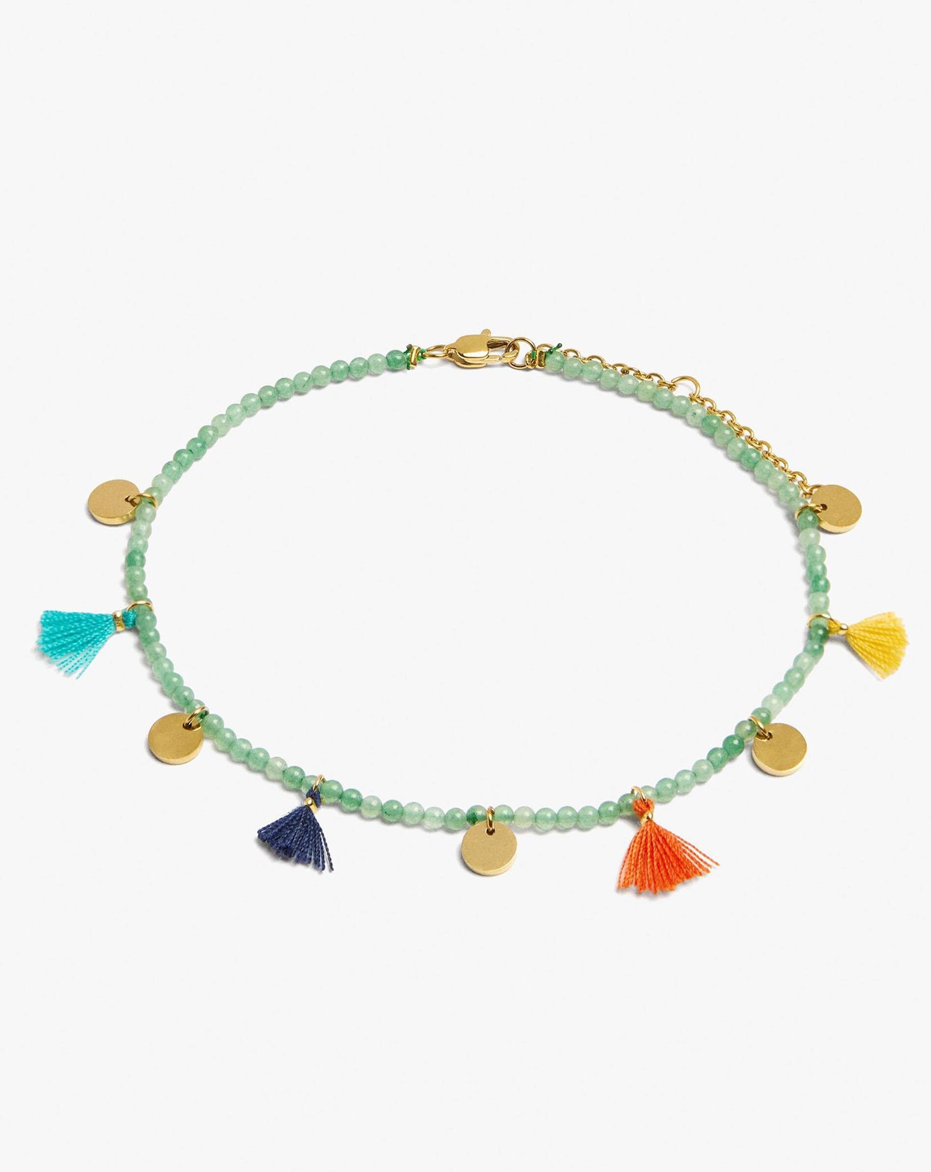 Parfois Pulsera con charms decorativos y cuentas. Multicolor