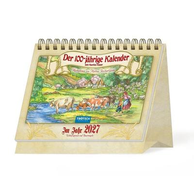 TRÖTSCH - Aufstellkalender Der 100-jährige Kalender 2027