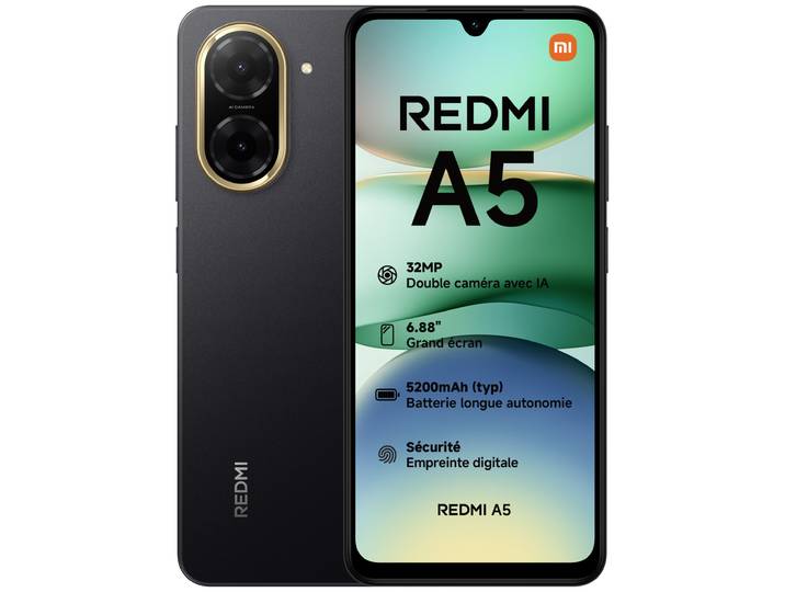 Smartphone Redmi A5 128 Go Noir XIAOMI